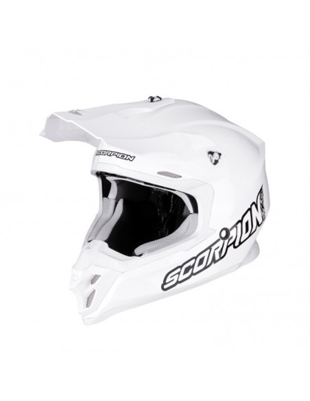 casco moto cross SCORPION VX 16 air solid white vendita online Como