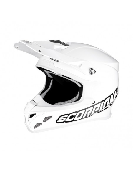 casco moto cross SCORPION VX 21 air solid white vendita online Como