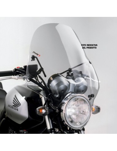 PUIG CUPOLINO RANGER KAWASAKI VN900 CUSTOM 2009 FUME CHIARO vendita online Como