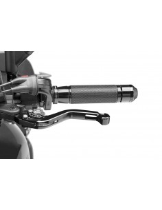 puig leva frizione fissa corta colore nero con selettore argento. (attenzione la leva non include l'adattatore)