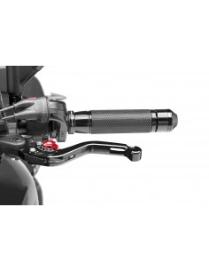 puig leva frizione fissa corta colore nero con selettore rosso (attenzione la leva non include l'adattatore)