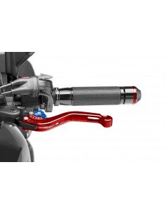 puig leva frizione fissa corta colore rosso con selettore blu (attenzione la leva non include l'adattatore)