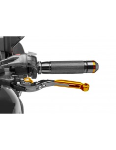 puig leva frizione estensibile e pieghevole con corpo centrale di colore nero estensione colore oro e selettore oro (attenzione 