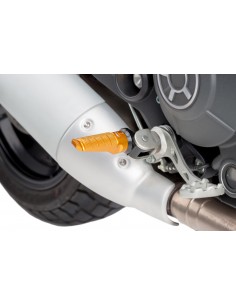 puig poggiapiedi modello racing colore oro (attenzione il poggiapiedi non include l'adattatore)