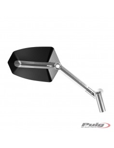 puig specchietto retrovisore destro modello gt colore alluminio-nero