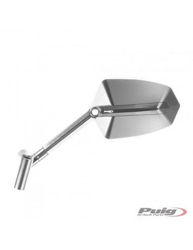 puig specchietto retrovisore sinistro modello gt colore alluminio