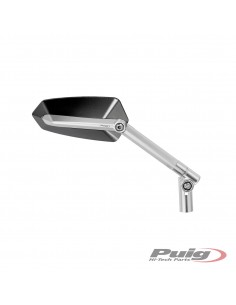 puig specchietto retrovisore destro modello f1 colore alluminio-nero