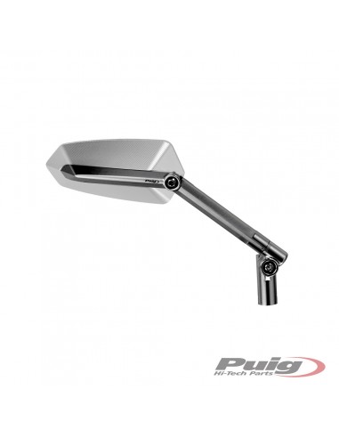 puig specchietto retrovisore destro modello f1 colore nero-alluminio