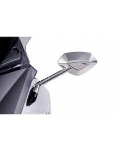 puig specchietto retrovisore sinistro modello hi-tech i colore alluminio
