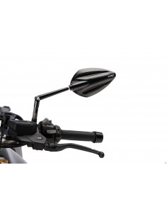 puig specchietto retrovisore sinistro modello hi-tech iii colore nero
