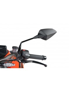 puig specchietto retrovisore mod. rs1 nero (il kit include l'adattatore)