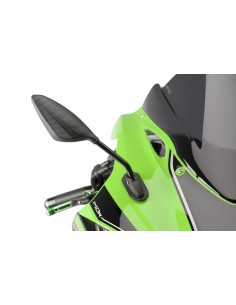 puig specchietto retrovisore mod. rs2 nero (il kit include l'adattatore)