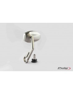 puig specchietto retrovisore mod. mp silver (il kit include l'adattatore)