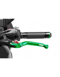 puig leva frizione pieghevole colore verde e selettore rosso (attenzione la leva non include l'adattatore)