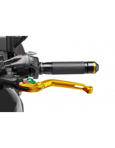 puig leva frizione pieghevole colore oro e selettore verde (attenzione la leva non include l'adattatore)