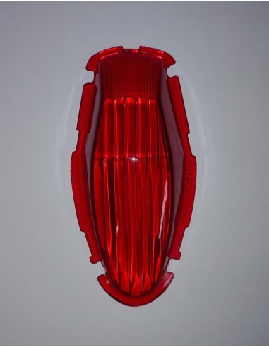 custom acces ricambio catarifrangente per borsa laterale destra modello small rosso