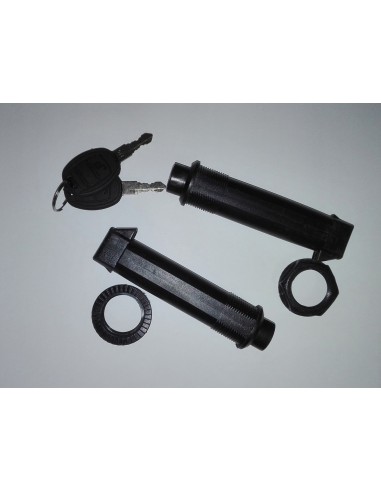 custom acces ricambio coppia lucchetti per borsa laterale modello silver inox