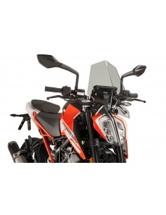 PUIG CUPOLINO NAKED N.G. SPORT KTM 125 DUKE 2017 FUME CHIARO vendita online Como