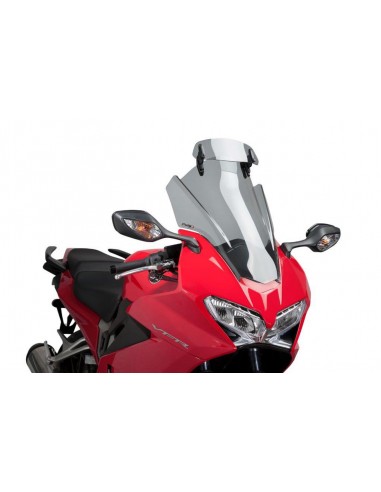 PUIG CUPOLINO TOURING CON VISIERA HONDA VFR800F 2018 FUME CHIARO vendita online Como