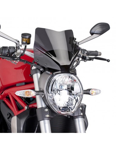 PUIG CUPOLINO NAKED N.G. SPORT DUCATI MONSTER 1200/S 2018 FUME SCURO vendita online Como