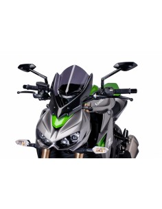 PUIG CUPOLINO NAKED N.G. TOURING KAWASAKI Z1000R 2018 FUME SCURO vendita online Como