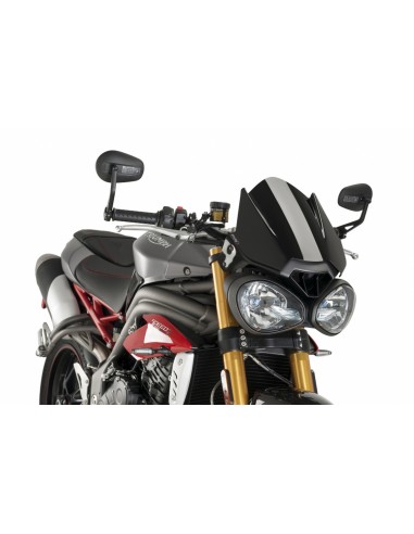 PUIG CUPOLINO NAKED N.G. SPORT TRIUMPH SPEED TRIPLE R 2018 NERO vendita online Como