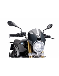 PUIG CUPOLINO RETRO BMW R NINE T PURE 2017 FUME CHIARO-CARBON vendita online Como