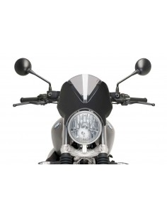 PUIG CUPOLINO RETRO BMW R NINE T SCRAMBLER 2018 FUME CHIARO-CARBON vendita online Como