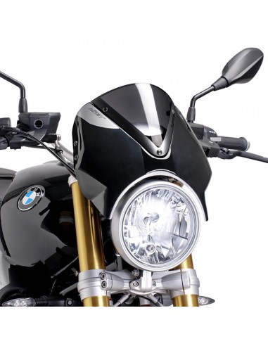 PUIG CUPOLINO RETRO BMW R NINE T 2018 FUME SCURO-NERO vendita online Como