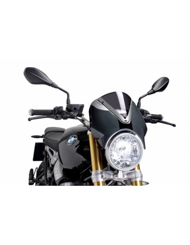 PUIG CUPOLINO RETRO BMW R NINE T 2018 FUME SCURO-CARBON vendita online Como