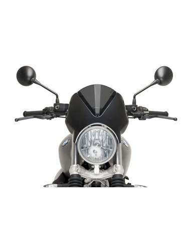 PUIG CUPOLINO RETRO BMW R NINE T SCRAMBLER 2018 FUME SCURO-NERO vendita online Como