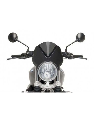 PUIG CUPOLINO RETRO BMW R NINE T SCRAMBLER 2018 FUME SCURO-CARBON vendita online Como