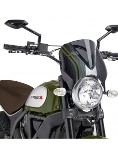 PUIG CUPOLINO RETRO DUCATI SCRAMBLER ICON/CLASSIC/FULL THROTTLE 15-18 FUME SCURO-CARBON vendita online Como