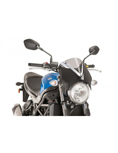 PUIG CUPOLINO RETRO SUZUKI SV650 2018 FUME CHIARO-NERO vendita online Como