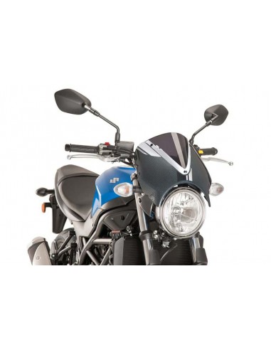 PUIG CUPOLINO RETRO SUZUKI SV650 2018 FUME SCURO-CARBON vendita online Como