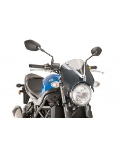 PUIG CUPOLINO RETRO SUZUKI SV650 2018 TRASPARENTE-CARBON vendita online Como