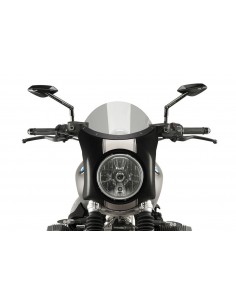 PUIG CUPOLINO SEMICARENATO BMW R NINE T SCRAMBLER 2018 FUME CHIARO-CARBON vendita online Como