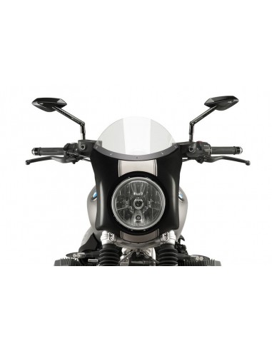 PUIG CUPOLINO SEMICARENATO BMW R NINE T SCRAMBLER 2018 TRASPARENTE-CARBON vendita online Como