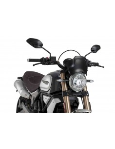 PUIG CARENATURA FRONTALE DUCATI SCRAMBLER DESERT SLED 2018 NERO OPACO vendita online Como