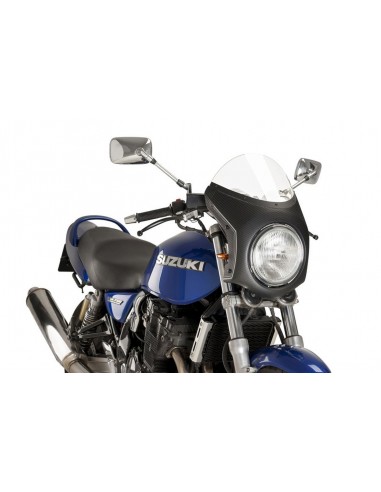 PUIG CUPOLINO SEMICARENATO TRIUMPH STREET TWIN 2016 TRASPARENTE-CARBON vendita online Como