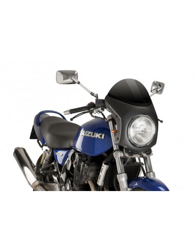 PUIG CUPOLINO SEMICARENATO TRIUMPH STREET TWIN 2018 NERO-CARBON vendita online Como