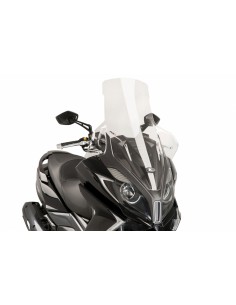 PUIG CUPOLINO V-TECH LINE TOURING KYMCO NEW DOWNTOWN 125i 2016 TRASPARENTE vendita online Como