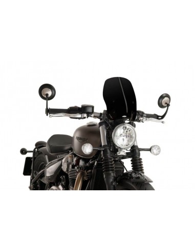 PUIG CUPOLINO NAKED N.G. TOURING TRIUMPH BONNEVILLE BOBBER 2018 NERO vendita online Como