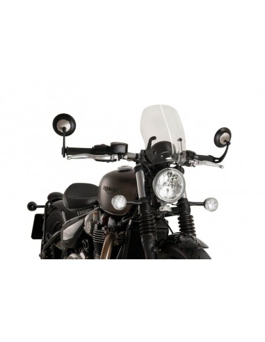 PUIG CUPOLINO NAKED N.G. TOURING TRIUMPH BONNEVILLE BOBBER 2018 TRASPARENTE vendita online Como