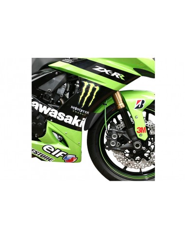 PUIG ESTENSIONE PARAFANGO ANTERIORE KAWASAKI ZX-10R 2009 NERO OPACO vendita online Como