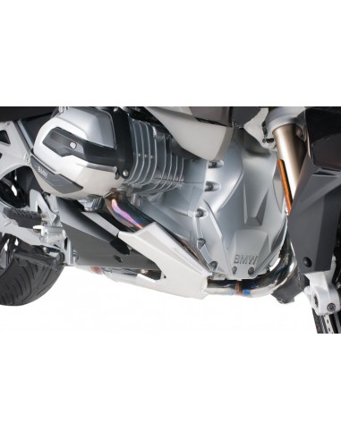 DEFLETTORE DI PROTEZIONE SCARICO PUIG BMW R1200 RT 2018 SILVER vendita online Como