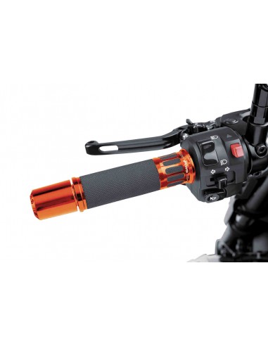 puig manopole modello racing colore arancione - lunghezza 119 mm