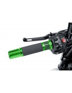 puig manopole modello racing colore verde - lunghezza 119 mm