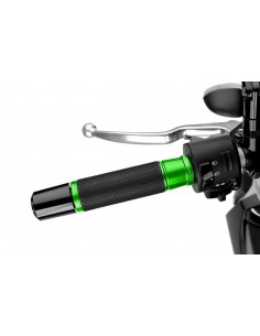 puig manopole modello ascent colore verde - lunghezza 119 mm