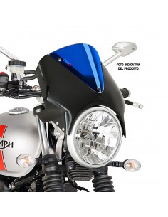 PUIG CUPOLINO UNIV. MOD. VISION TRIUMPH THRUXTON 2018 NERO-BLU vendita online Como